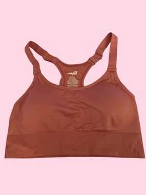 Avia Rust Colored Racerback Sports Bra